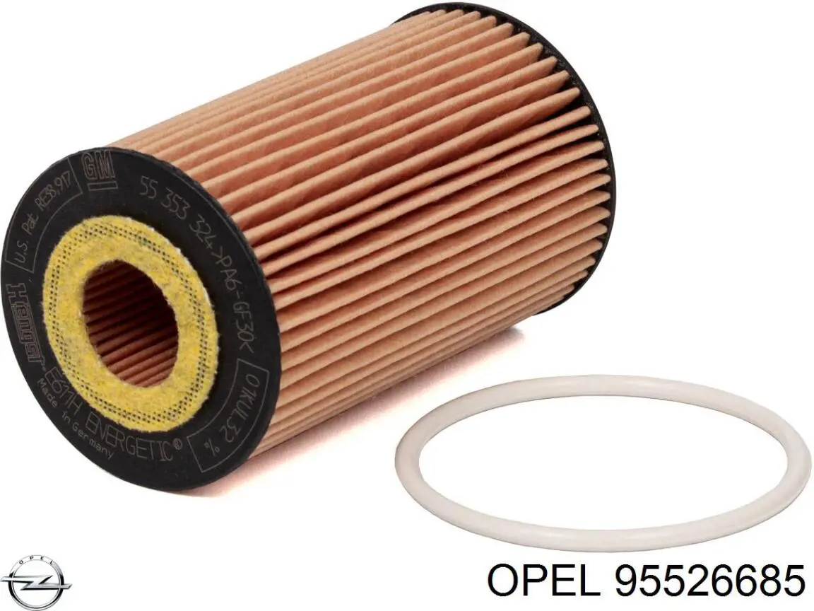 Filtro de aceite 95526685 Opel