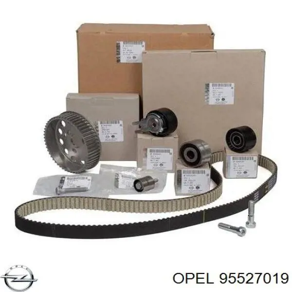 95527019 Opel correia do mecanismo de distribuição de gás, kit