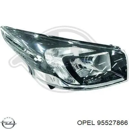 Правая фара 95517042 Opel