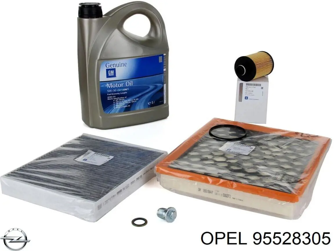 Фільтр повітряний 95528305 Opel