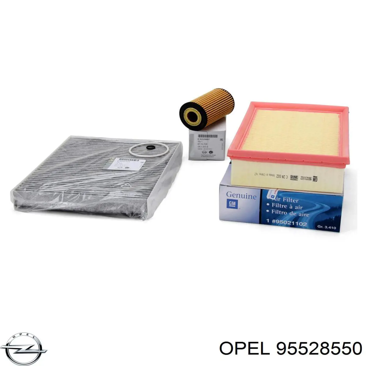 Купить 95528550 Opel Автомобильный фильтр воздуха