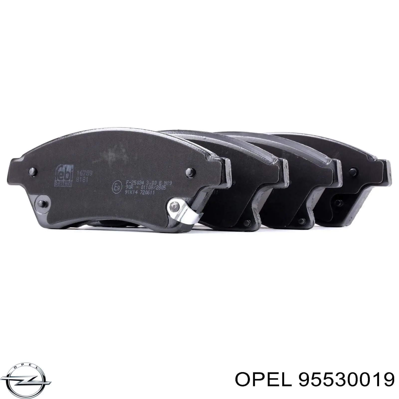 95530019 Opel Колодки передние