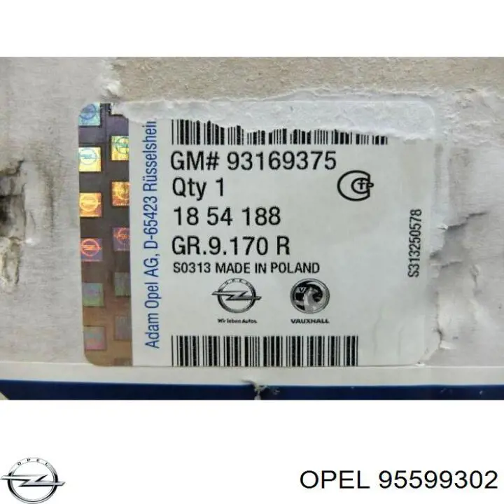 95599302 Opel Компрессор хладагента