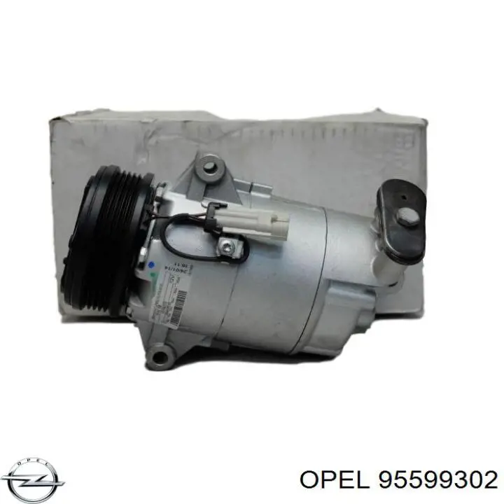 Компрессор системы кондиционирования Opel 95599302 цена, от 224.41 USD