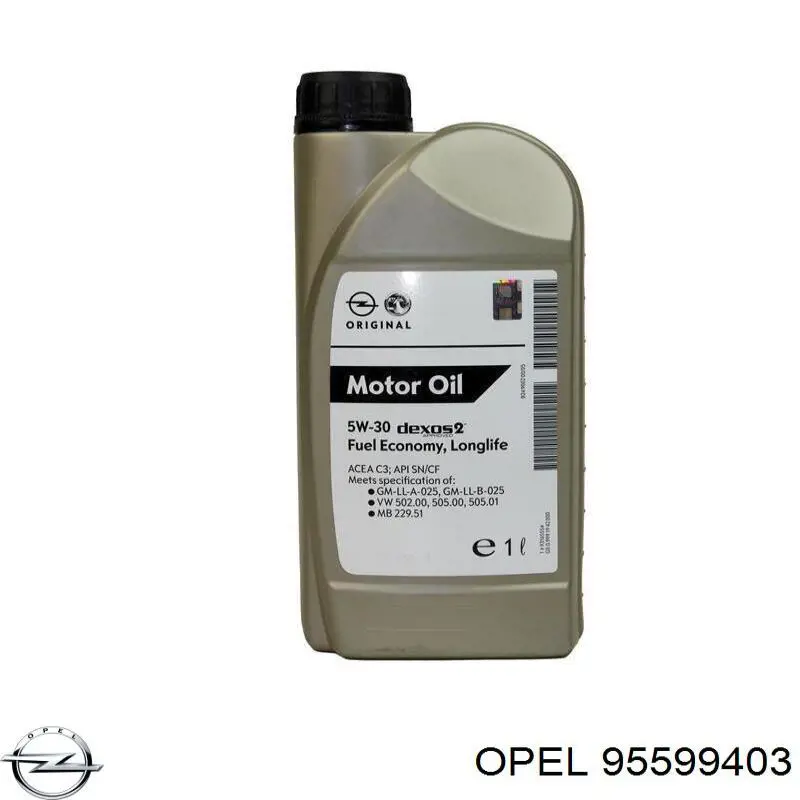 Масло автомобильное Opel 95599403 цена, от 13.32 USD