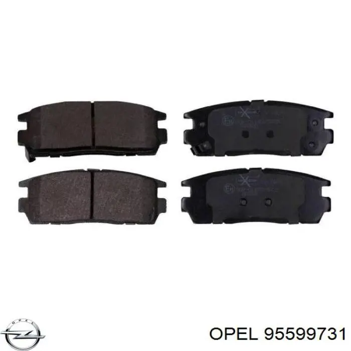 Колодки дисковые  Opel 95599731 цена, от 19.24 USD