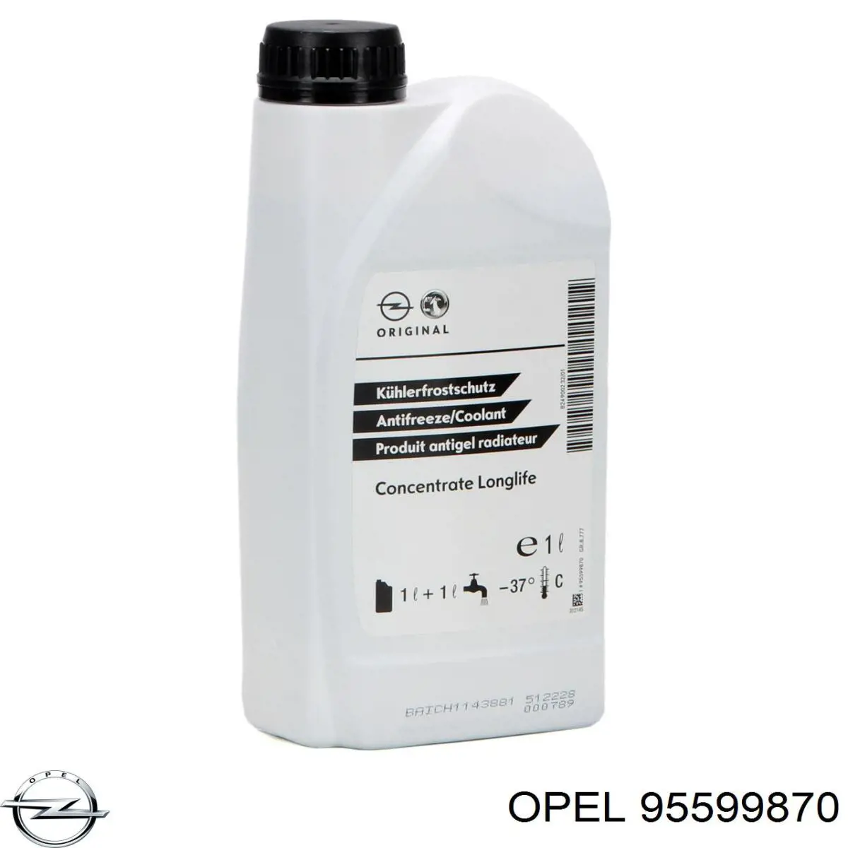 Охлаждающая жидкость Opel 95599870