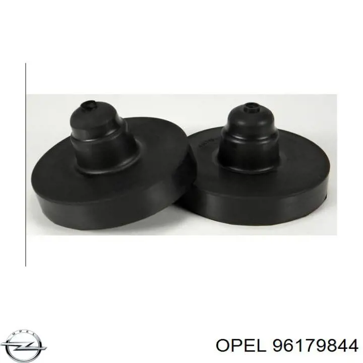 96179844 Opel espaçador (anel de borracha da mola traseira superior)