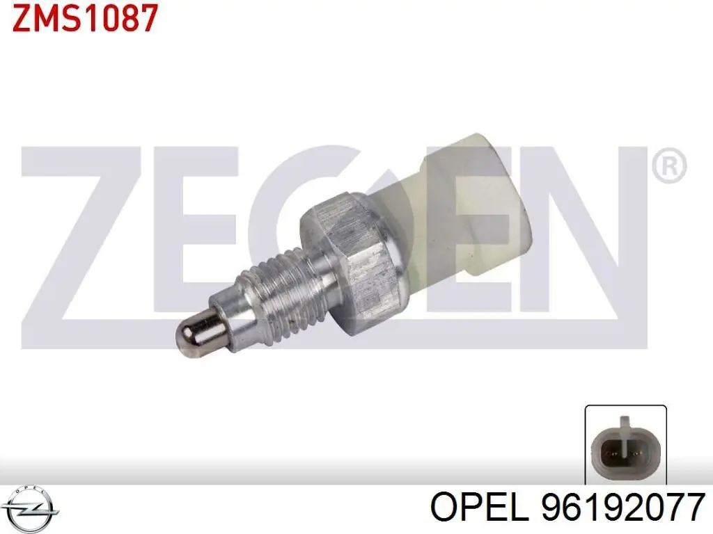 Compre 96192077 Opel Sensor de ativação das luzes de marcha à ré