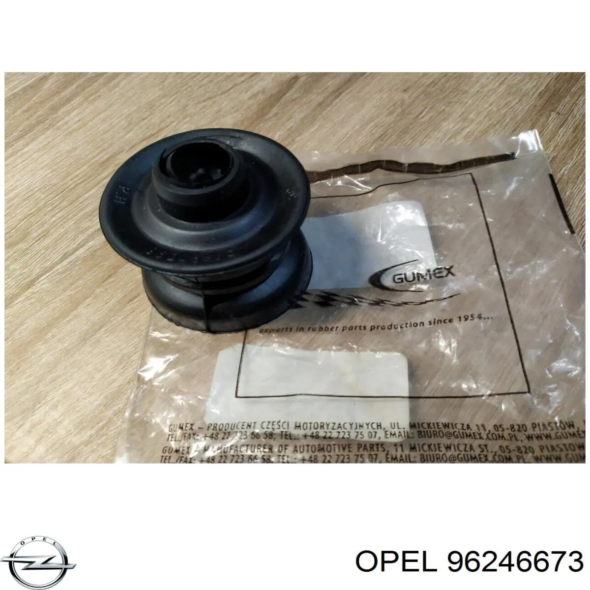 96246673 Opel втулка штока амортизатора заднего