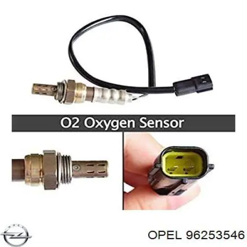 96253546 Opel лямбда-зонд, датчик кислорода до катализатора