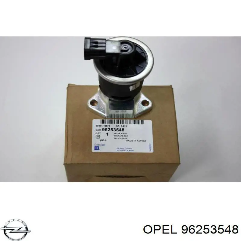 96253548 Opel válvula egr de recirculação dos gases