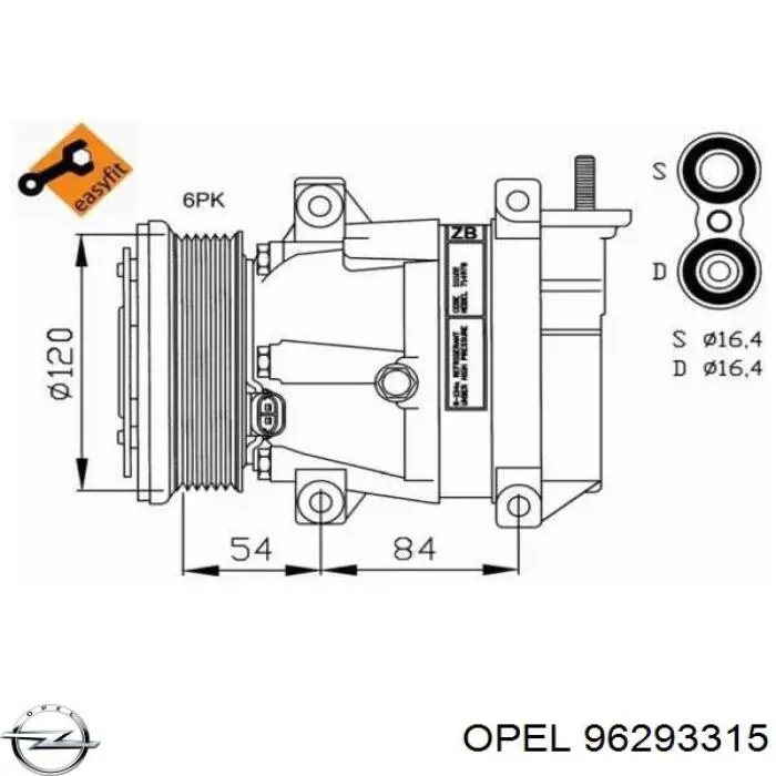 96293315 Opel 