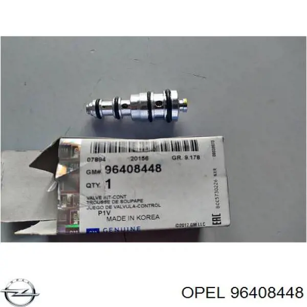 96408448 Opel válvula do compressor de aparelho de ar condicionado