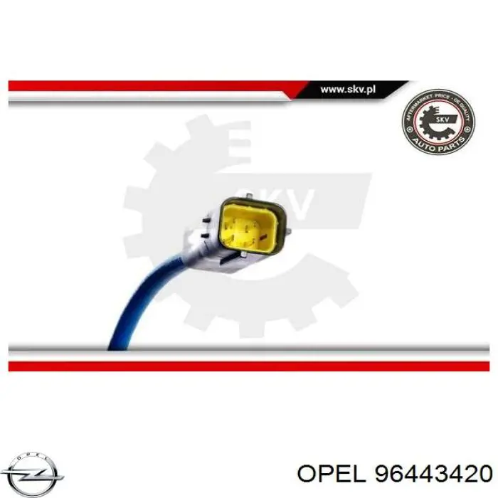 Лямбда-зонд, датчик кислорода Opel 96443420