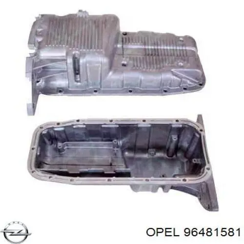 96481581 Opel panela de óleo de cárter do motor