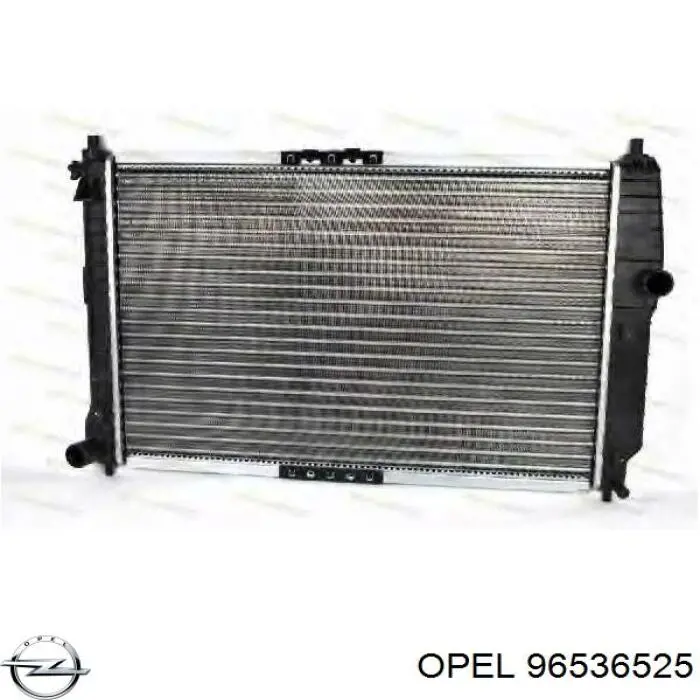Купить 96536525 Opel Радиатор водяной
