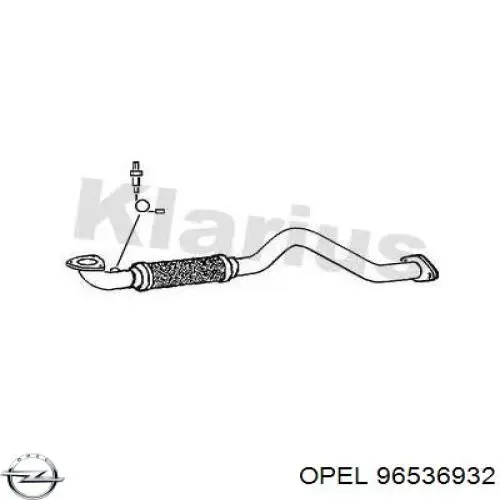 Глушитель, передняя часть Opel 96536932 цена, от 83.60 USD