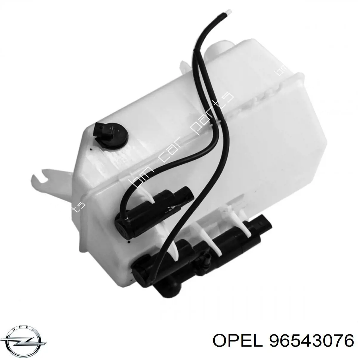 96543076 Opel tanque de fluido para lavador de vidro