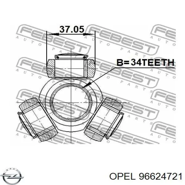 Купить 4804567 Opel Привод в сборе левый