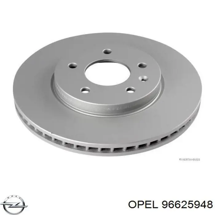 Передний тормозной диск Opel 96625948