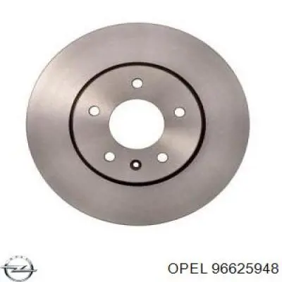 96625948 Opel диск тормозной передний