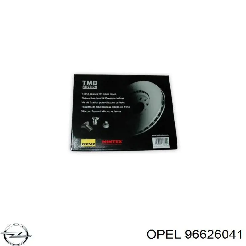 96626041 Opel Болт (гайка) крепежа