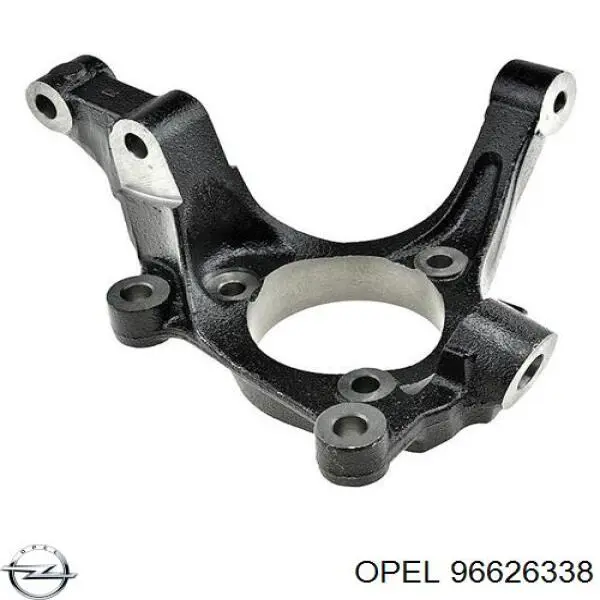Цапфа (поворотный кулак) передний правый 96626338 Opel