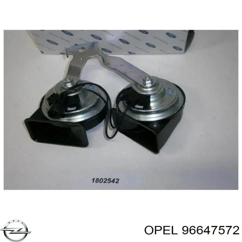 96647572 Opel sinal sonoro (cláxon)