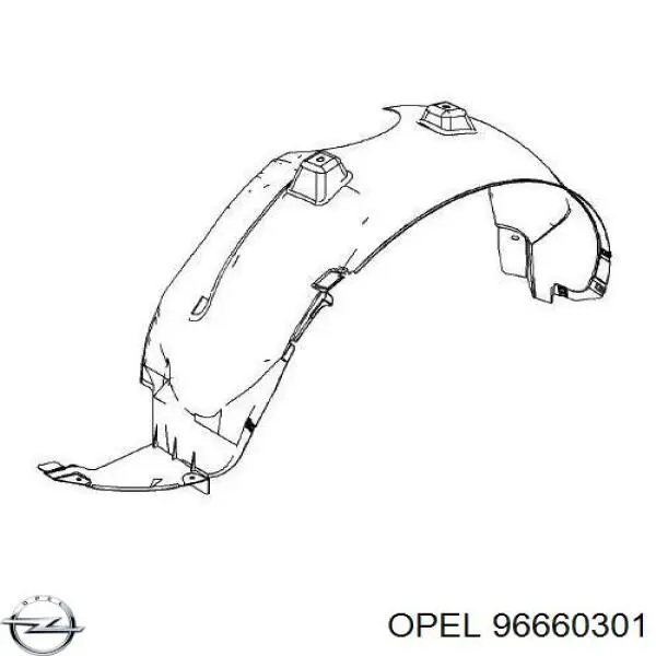 Подкрылок крыла переднего левый Opel 4806432 цена, от 75.17 USD