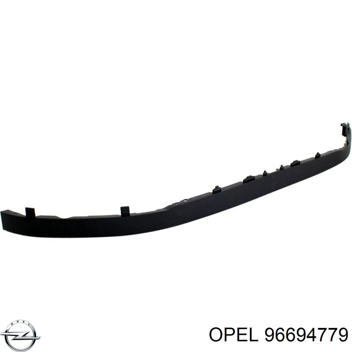 96694779 Opel spoiler do pára-choque dianteiro