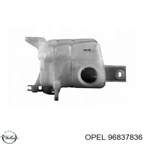 Бачок системы охлаждения 96837836 Opel