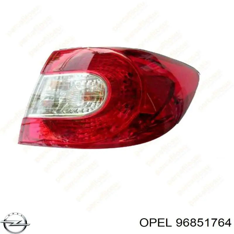 Фара задняя правая внешняя General Motors 96851764 цена, от 160.99 USD