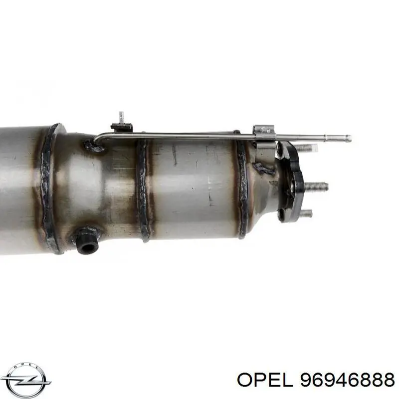 96946888 Opel сажевый фильтр системы отработавших газов