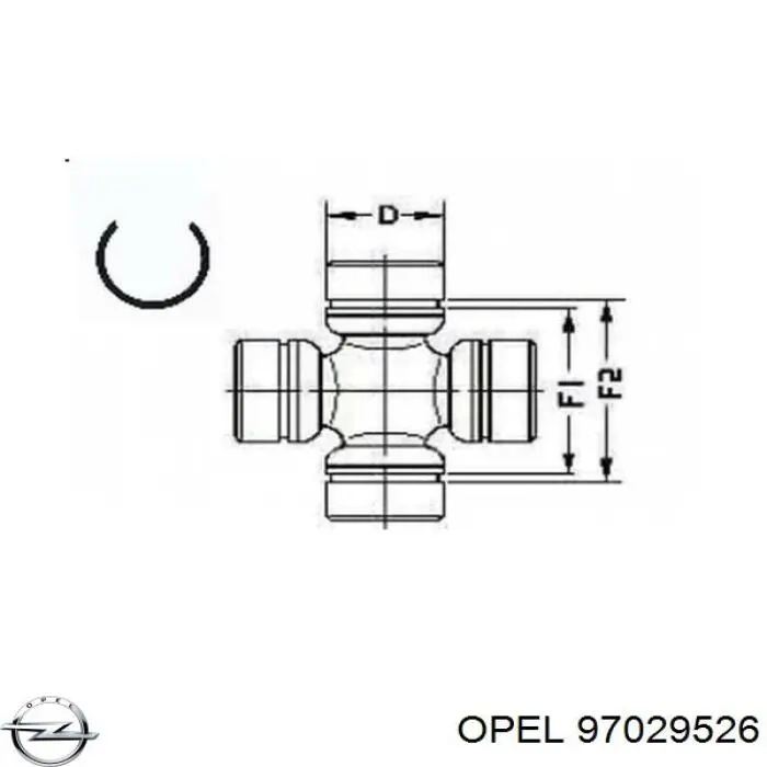 Купить 97029526 Opel 