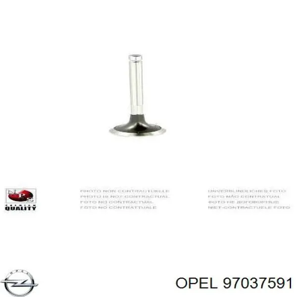 97037591 Opel Выхлопной клапан