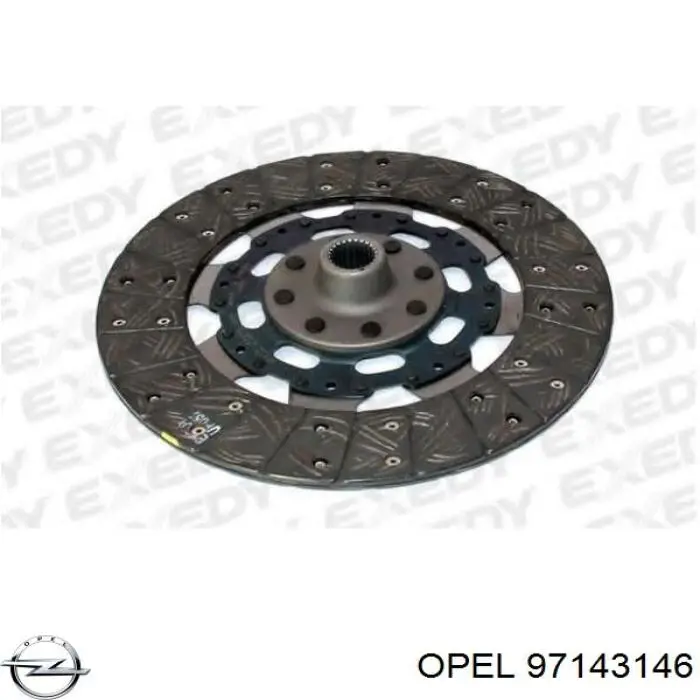 0664020 Opel диск сцепления