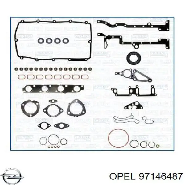 Прокладка ГБЦ 97146487 Opel