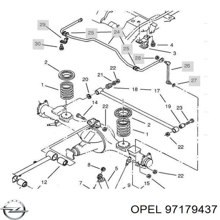 97179437 Opel 