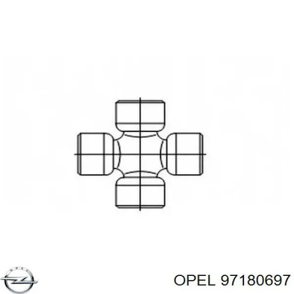 97180697 Opel Крестовина карданного вала