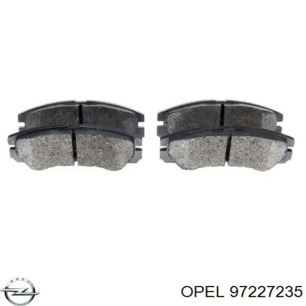 Купить 97227235 Opel Колодки тормозные
