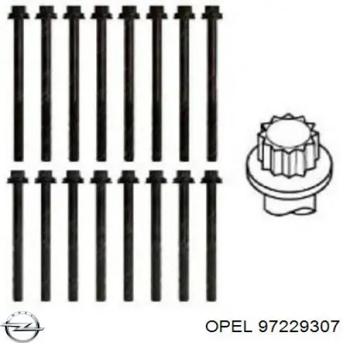 97229307 Opel Болт крепления головки блока цилиндров