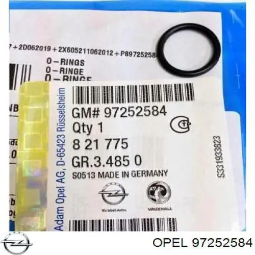 Уплотнитель форсунок Opel 0821775 цена, от 6.15 USD