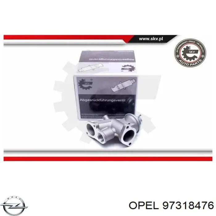 Клапан ЕГР 97318476 Opel