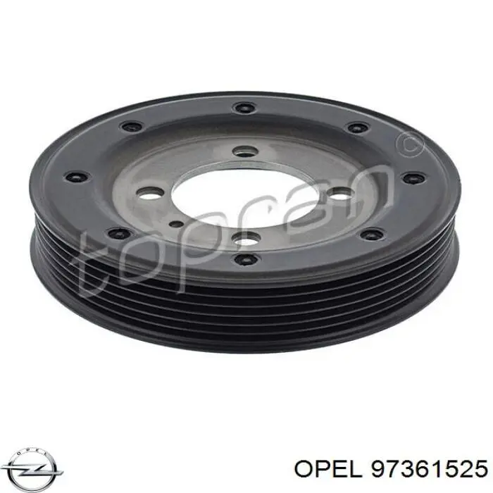 Шкив коленвала (демпфер) Opel 97361525 цена, от 53.25 USD