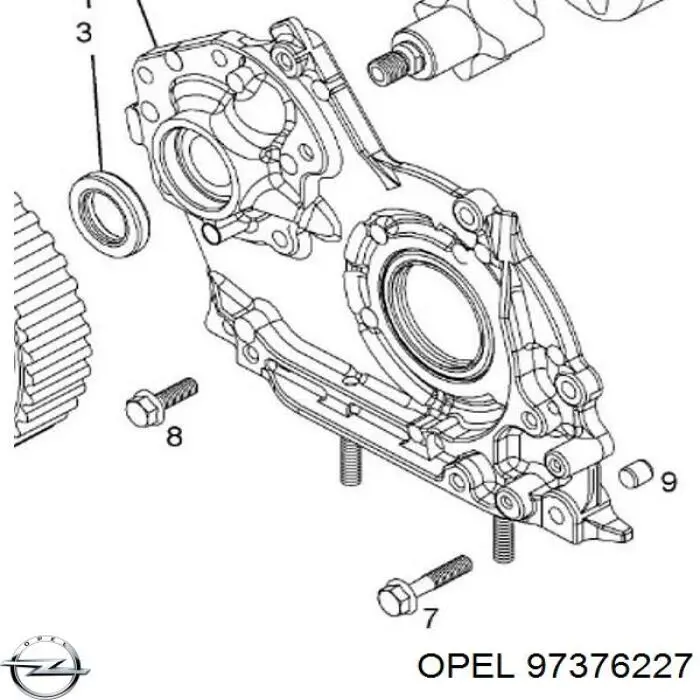 LP9512 BGA Масляный насос двигателя