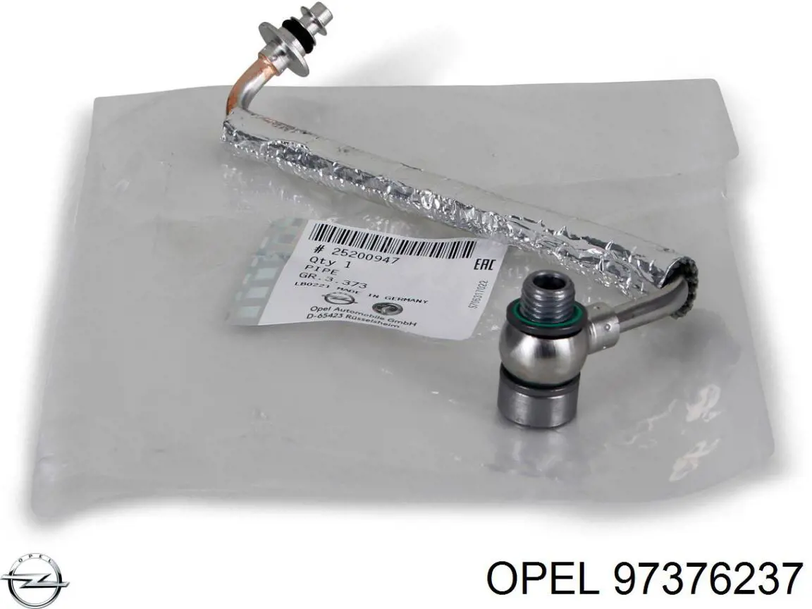 Трубка (шланг) подачи масла к турбине Opel 97376237 цена, от 26.42 USD