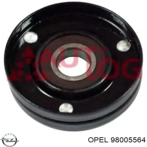 Натяжная планка поликлинового ремня Opel 98005564