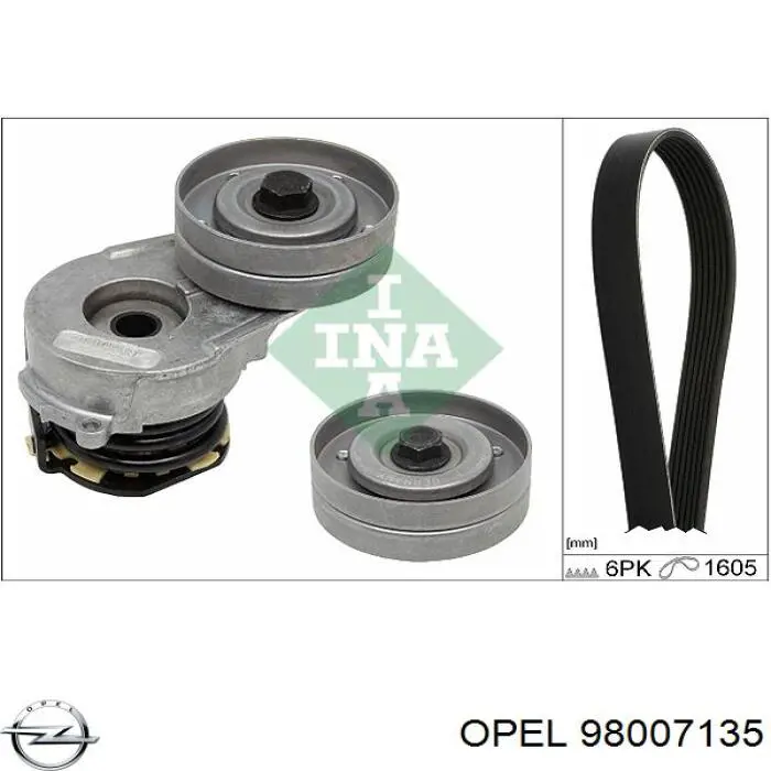 Купить 98007135 Opel Ремень генератора