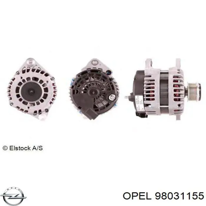 98031155 Opel генератор